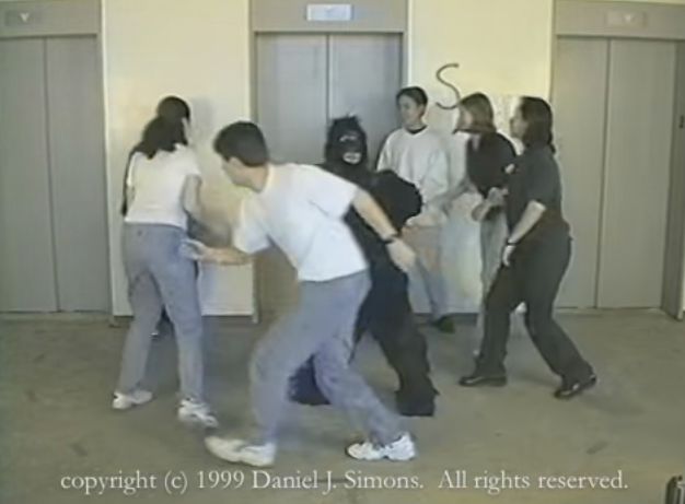 Selective Attention Test - Gorilla - Daniel Simons and Christopher Chabris